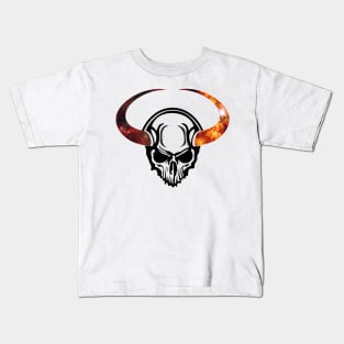 Demon Space Skull Kids T-Shirt